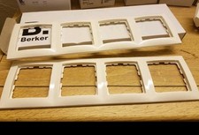 1 x Berker S.1 Rahmen 4-fach Plarweiß Glänzend 10148989 NEU OVP 4er 4fach S1