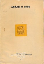 Summaries of Papers. 26th International Congress of Orientalists. Organising Com