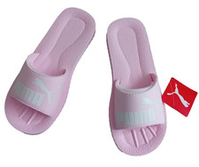 PUMA PureCAT Slide Damen Badelatschen Flip Flops Rosa Gr.39 Neu