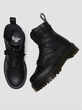 Dr.Martens Jarrick II Plateaustiefel Leder Geschnürt Schwarz Gr. 43