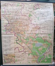 Schulkarte OSTBERLIN DDR