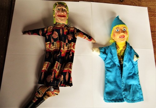 Alte holz handpuppen - holz,