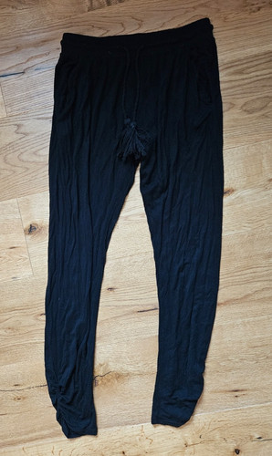 Weiche schwarze stoffhose von - stoffhose,