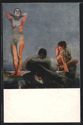 Künstler max klinger - künstler-ak,