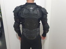 Motorrad Protektorenjacke Schutzweste Körperschutz Brust/Rückenschutz