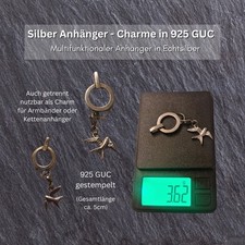 Echtsilber 925 Silber Charm /
