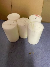 POM weiß, D 70mm, L 105mm, 5 Stück, Rundmaterial, Halbzeug