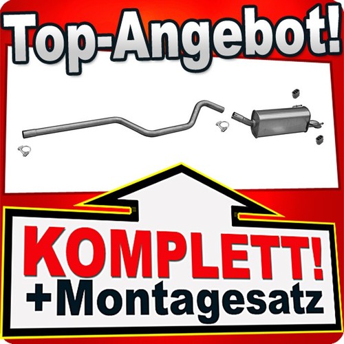 Auspuff für opel zafira - auspuff,