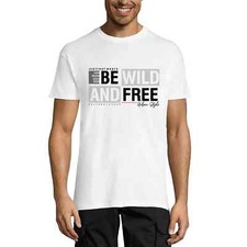 Herren Grafik T-Shirt Sei wild