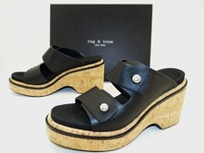Rag bone summer wedge mule - rag,