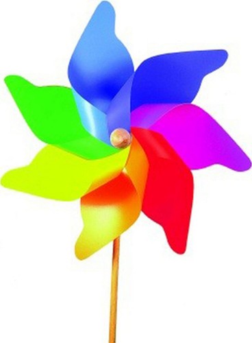 Windrad supermax mit holzstab - windrad,
