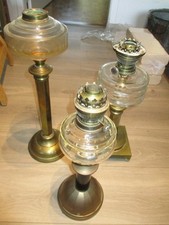 3 antike Petroleumlampen ohne