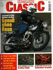 Zeitschrift Motorrad Classic #4 1999 Kawasaki W 650 Puch A Sparta NL Egli