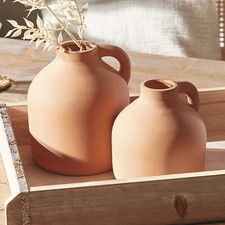 Deko-Vase "Tonkrug", 2er-Set