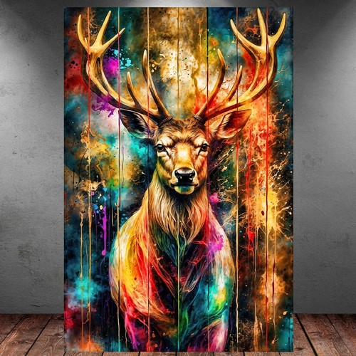Leinwand bilder xxl hirsch - bilder,