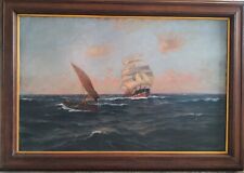 STACHOWSKI Wladyslaw "Fregatte und Fischerboot"  Polen / polnisch / Russland