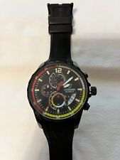 Detomaso Uhr Chronograph Romeo, schwarzes Zifferblatt und Gehäuse