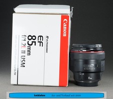 Canon EF 85mm f1,2 L II USM im sehr guten Zustand OVP