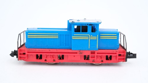 Minitrix diesellok blau gelb - diesellok,