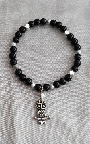 Armband eule cm - eule, schwarz