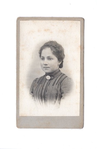 Cdv foto damenportrait - damenportrait,