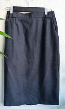 BOGNER Rock, Wollrock Gr. 42 Anthrazit Schurwolle