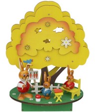 Osterschmuck hasenschule mit - osterschmuck,