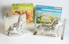 2 Oster Backformen - Hasenform von Kaiser & Lammbackform von Gefu