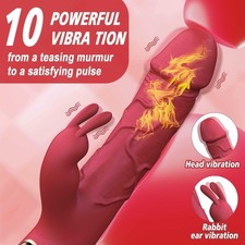 2in1 Vibrator Dildo Lecken
