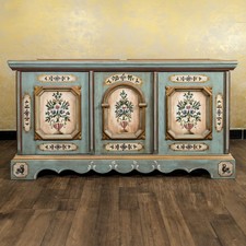 Voglauer Sideboard Altblau Anno 1700 Landhausstil Bauernmöbel Antik Vintage