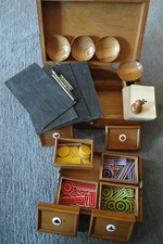 ANTIK: Spiel-Schatulle um