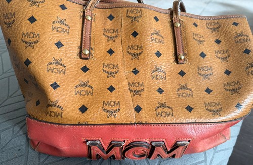 Mcm tasche cognac mit - tasche,