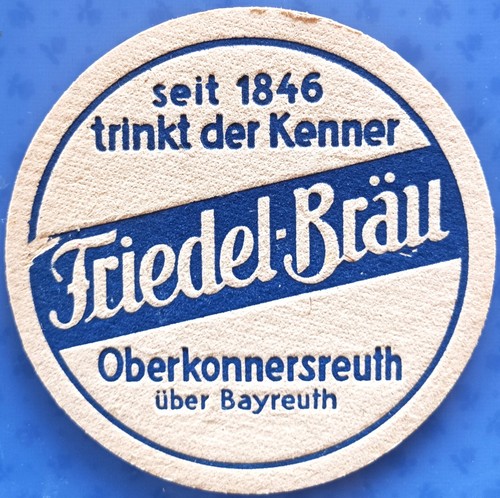 Alter bierdeckel friedel - bierdeckel, friedel-bräu