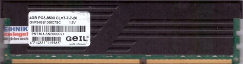 Geil gvp34gb1066c7sc 4gb - geil,
