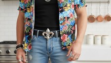 Herren Silber Metall