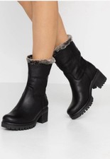 Panama Jack Damen Stiefeletten  Schwarz Gr.37