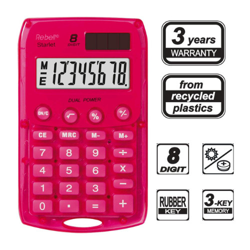Taschenrechner pink