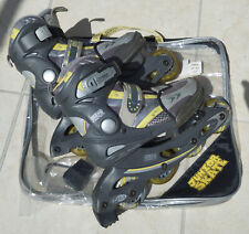 Junior Skater Kidz Inliner verstellbar 31-33 + Tasche Schlüssel Ersatz-Stopper