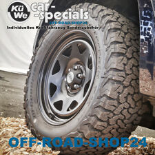 STAHL-Felgen 7x16 ET35 DOTZ DAKAR Schwarz - VW AMAROK mit ABE "PREISVORTEIL"