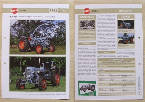 Eicher traktor schlepper - eicher,