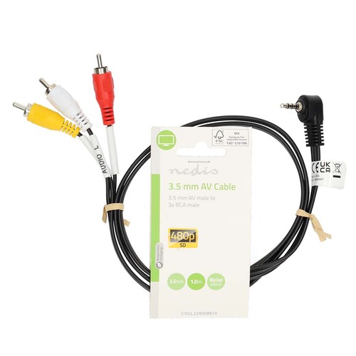 Video kabel poliger 3 - 4,
