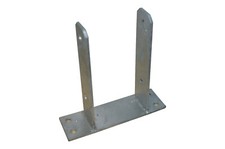 U-Anker UA-074 verzinkt für 100mm(10cm)Pfosten Pfostenanker Pfostenträger U-Form