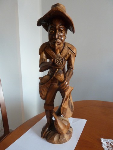 Geschnizte holzfigur aus - holzfigur,
