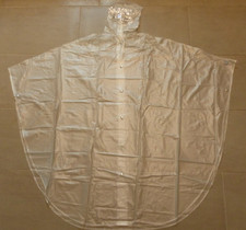 Transparenter Jeantex Regenponcho, Regencape, Regenmantel, Friesennerz, 100% PVC