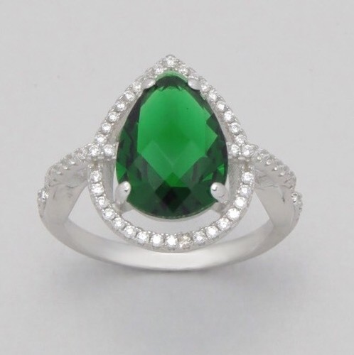 Birnenförmig solitaire ring - birnenförmig,