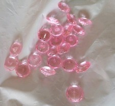 Streudeko Diamant 1000 Stück Rosa ca 1cm Tischdeko Kommunion 