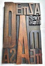 Holzbuchstaben Lettern Vintage