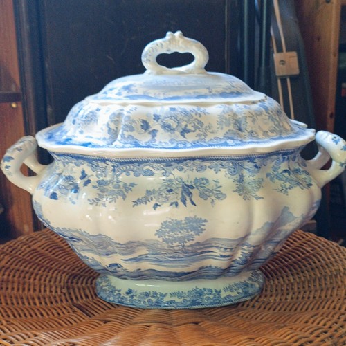 Blau weiß porzellan - blau-weiß,