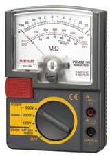 SANWA PDM 5219S Analog Isolationswiderstandsmessgerät 500V / 250V / 125V