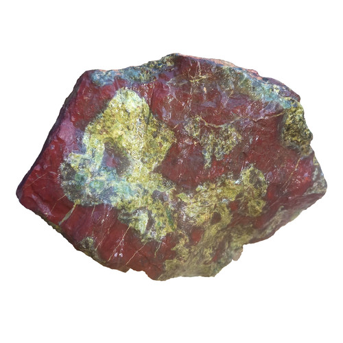 Drachenblut jaspis rohstein - drachenblut,